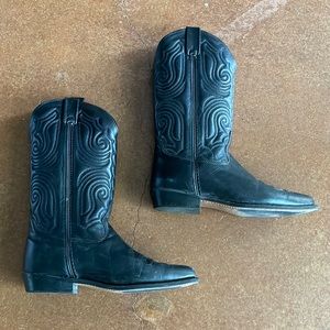 Vittorio Ricci Genuine Leather Cowboy Boots